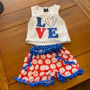 6 Month baseball set